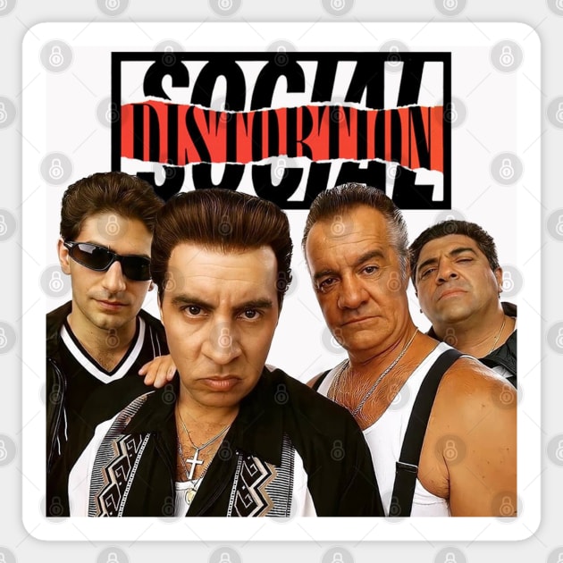 SOCIAL DISTORTION_ Sticker by FOULPERALTA